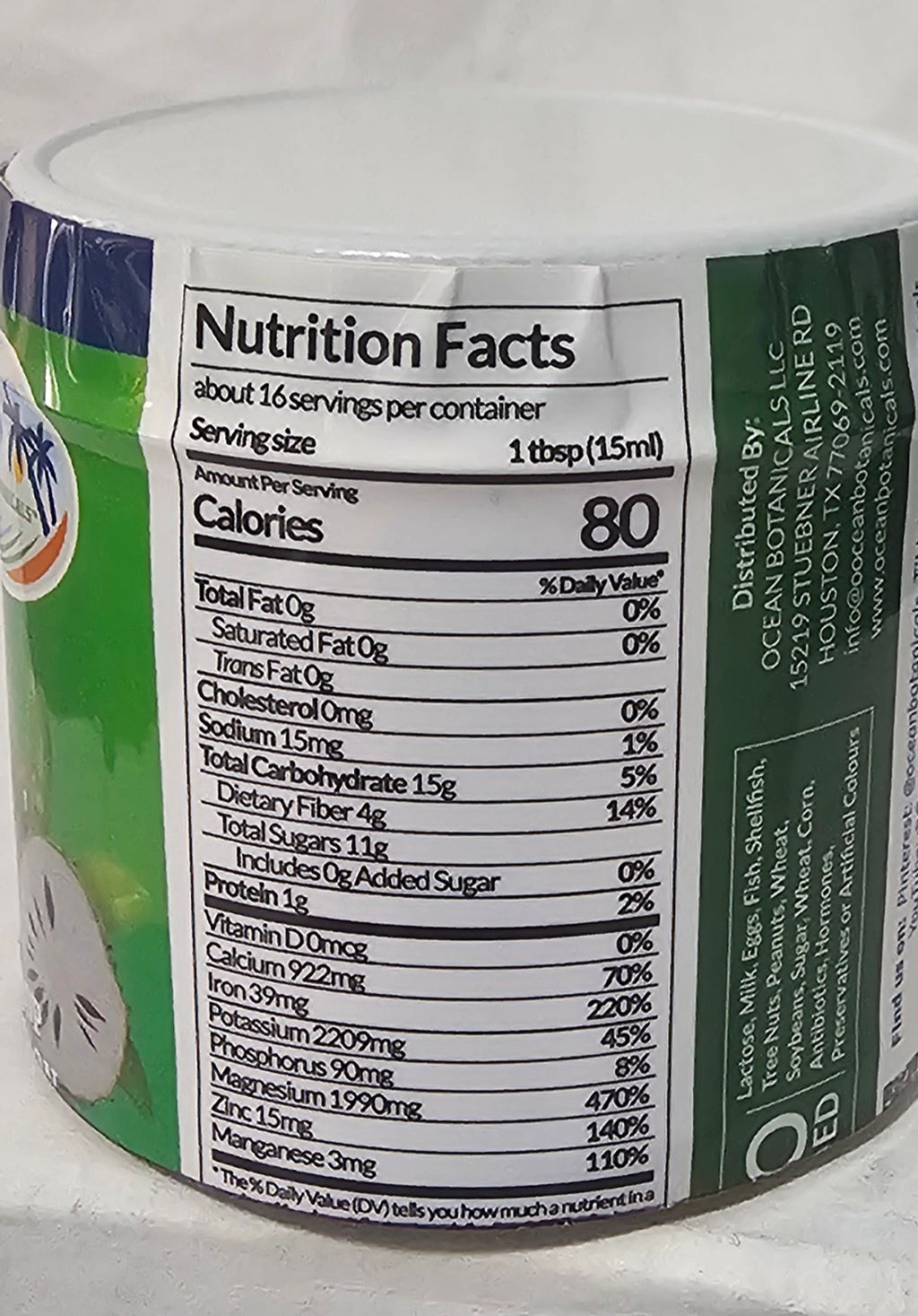 Sample Seamoss Gel (Soursop)