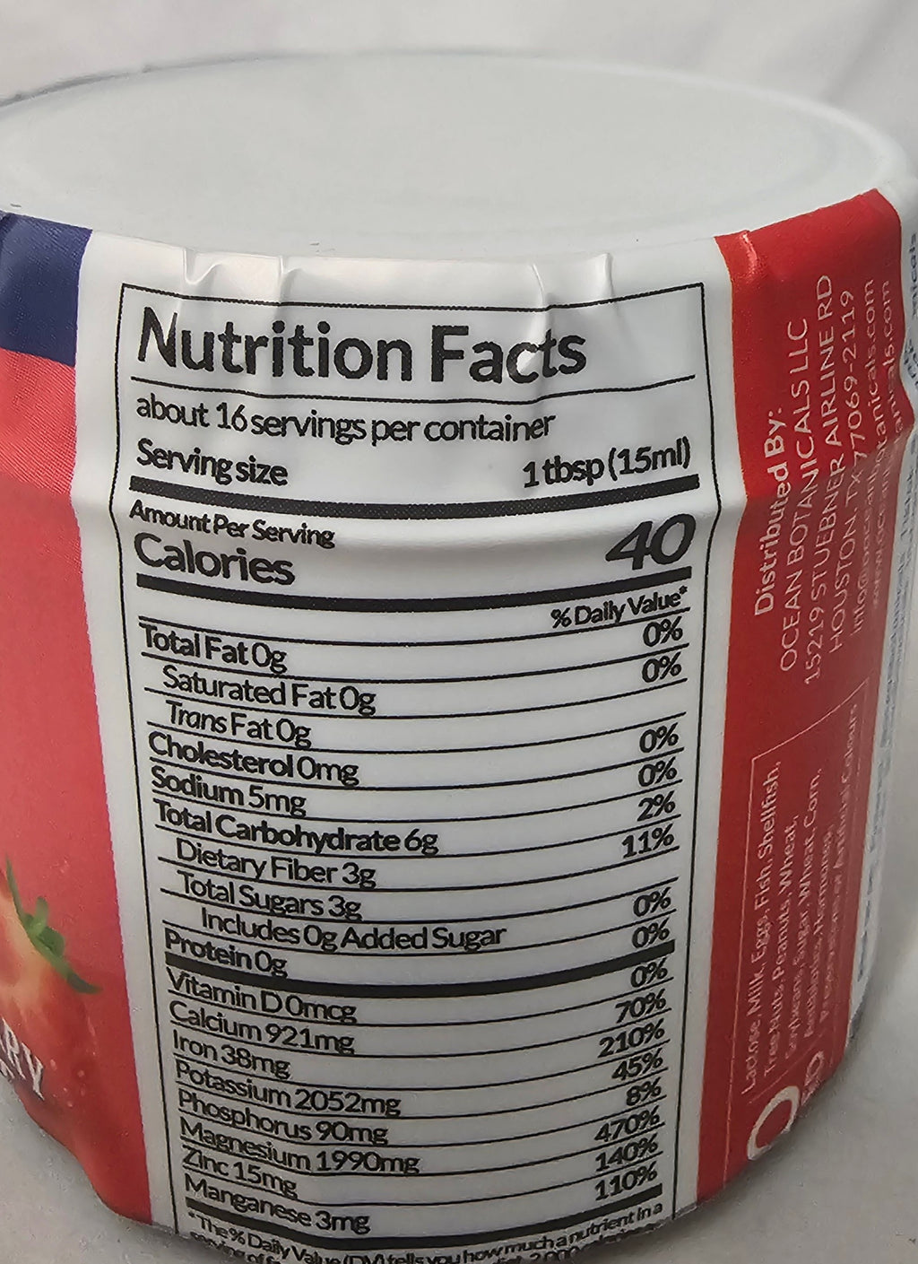 Sample Seamoss Gel (Strawberry)