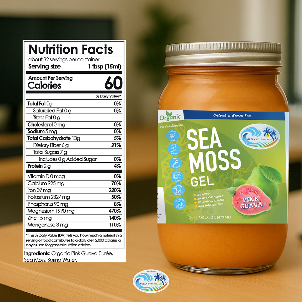 Pink Guava Sea Moss Gel