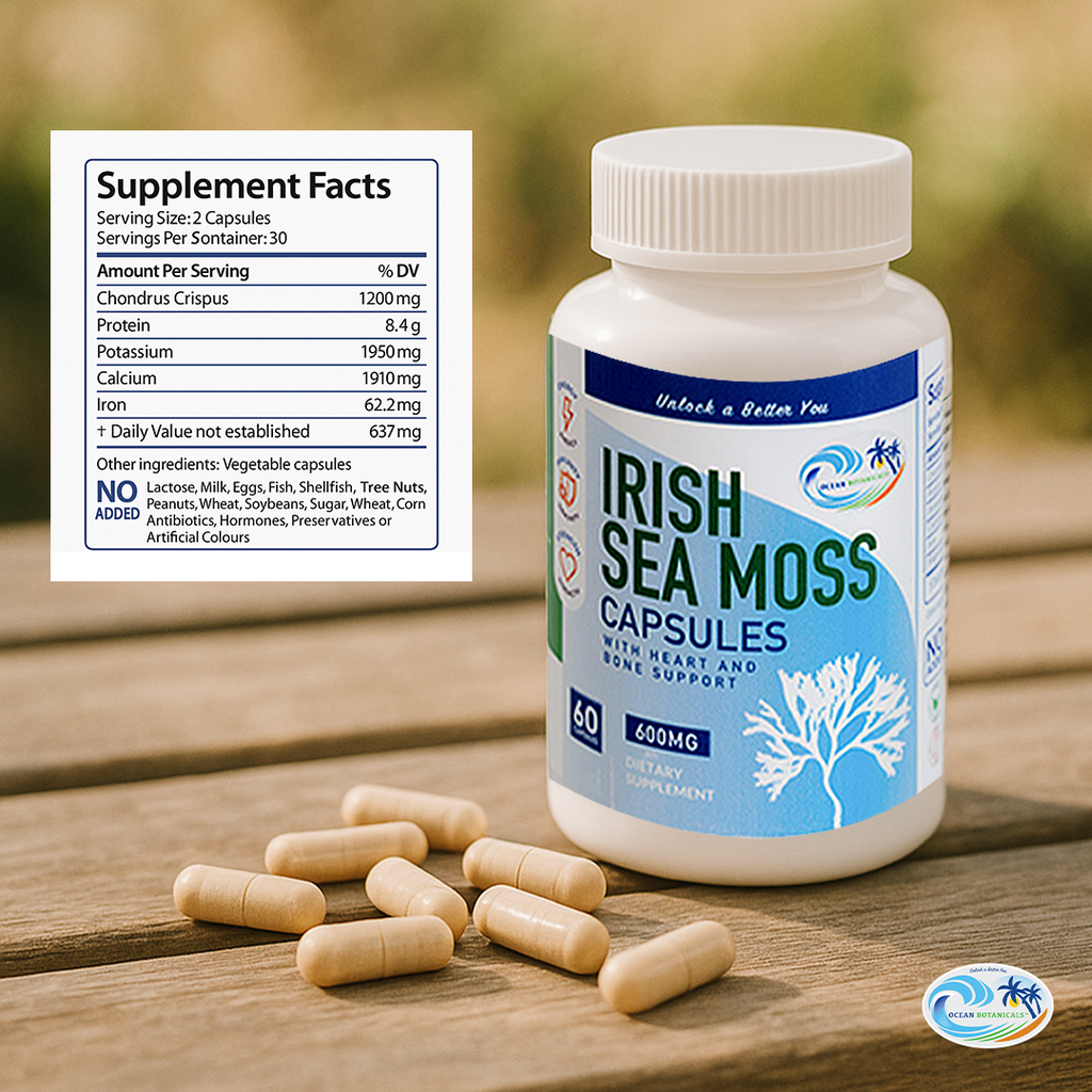 Organic Irish Sea Moss Capsules