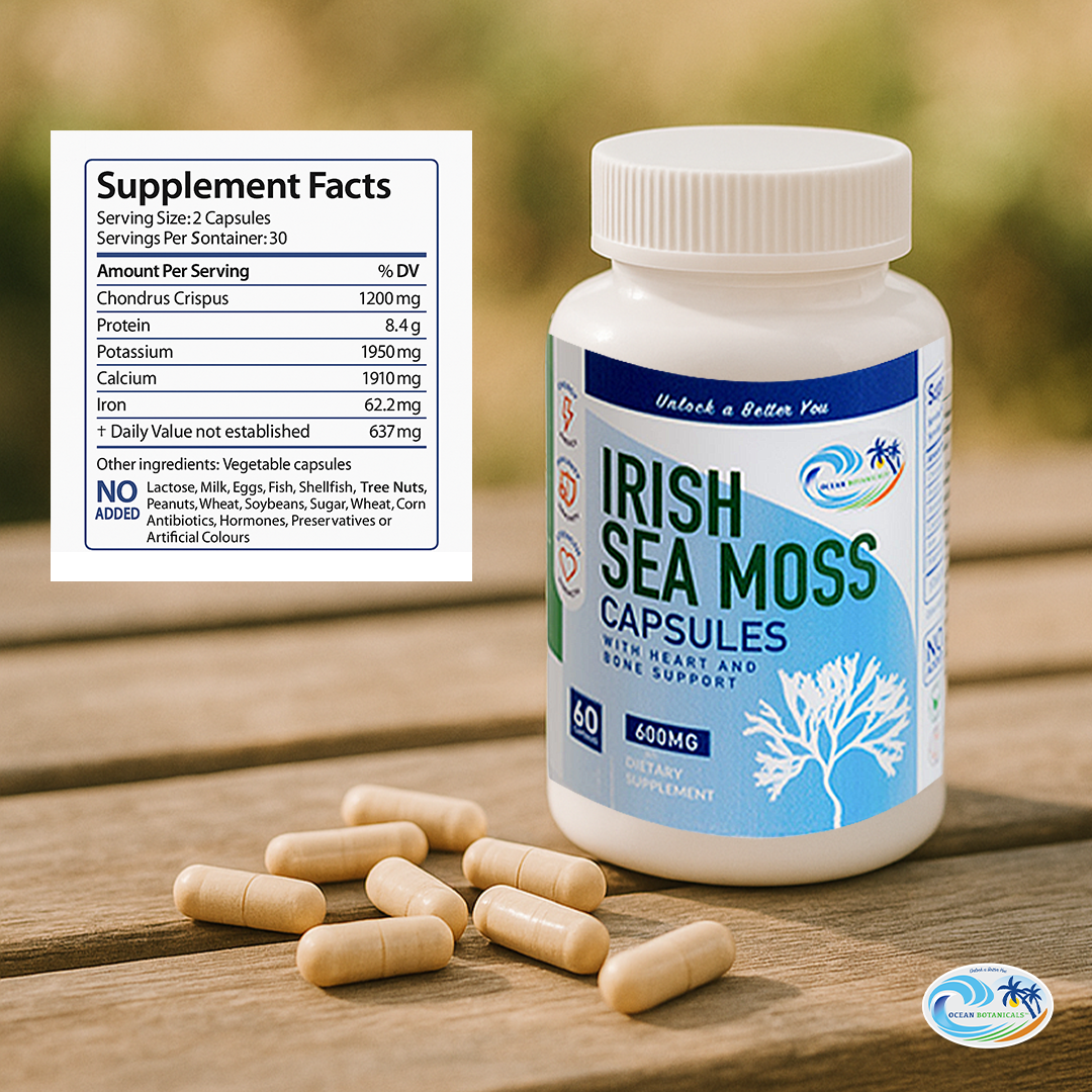 Organic Irish Sea Moss Capsules