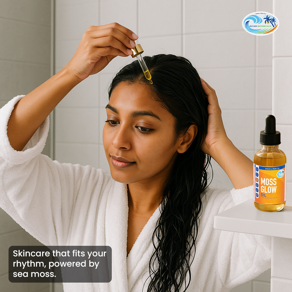 Sea Moss Glow Oil For Hair & Skin