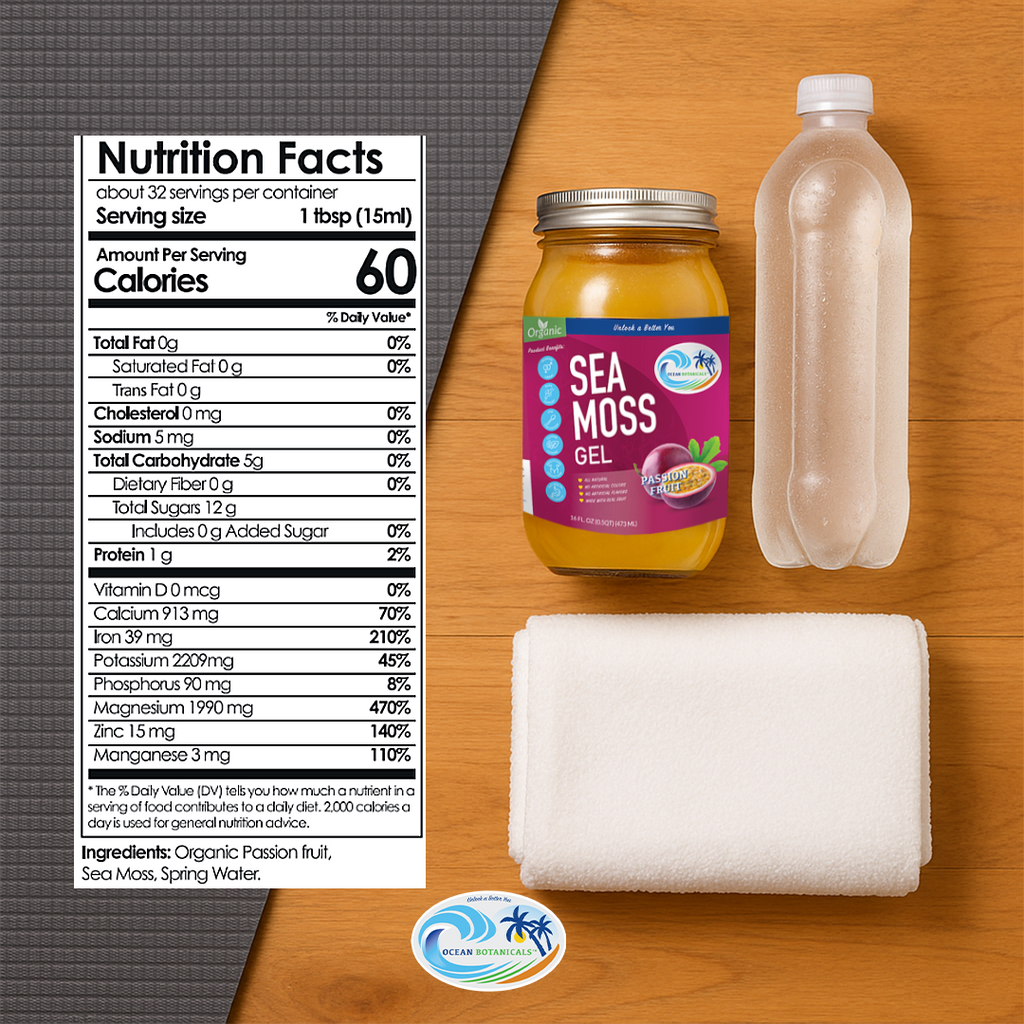 Passion Fruit Sea Moss Gel