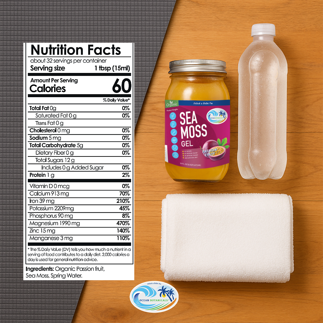 Passion Fruit Sea Moss Gel