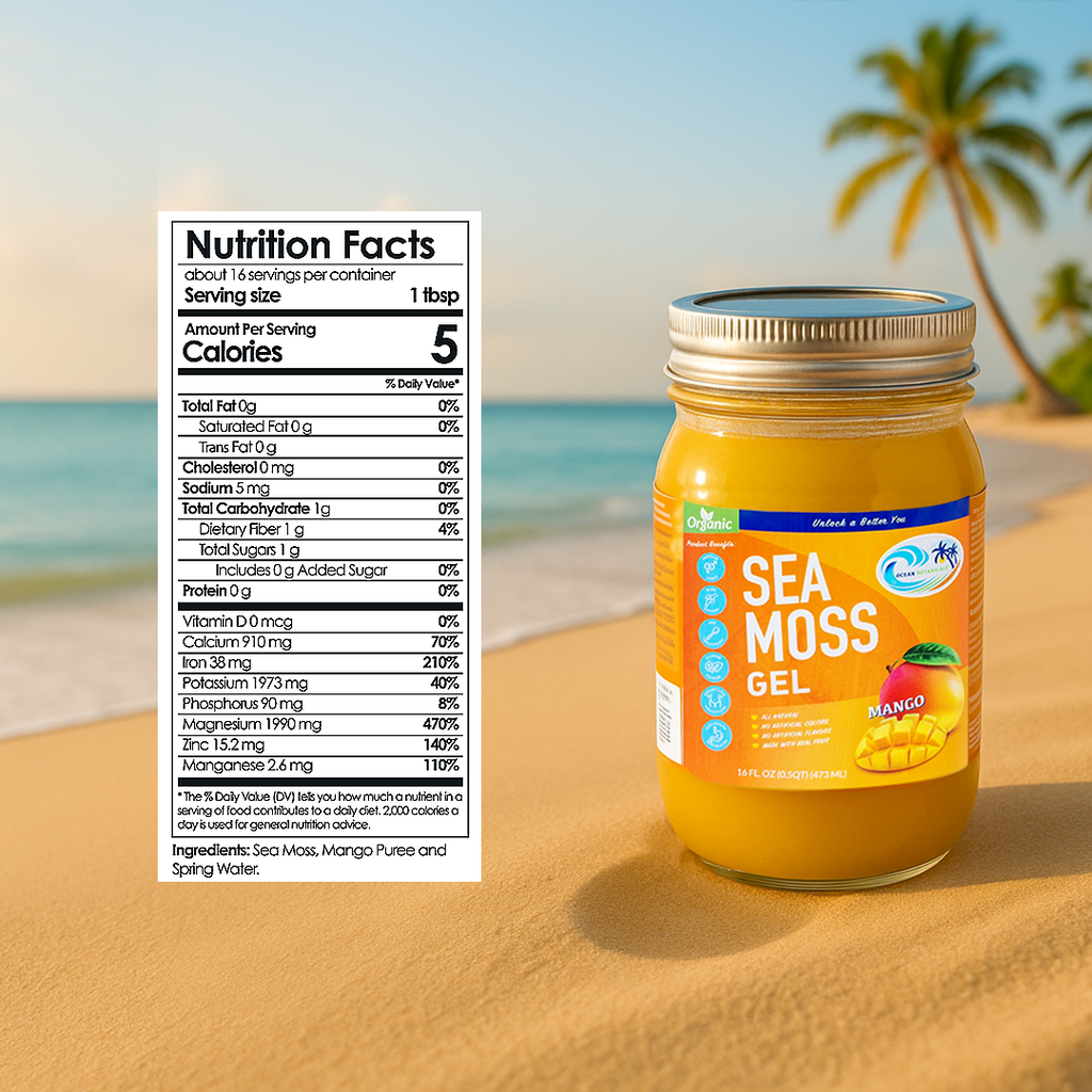 Mango Sea Moss Gel