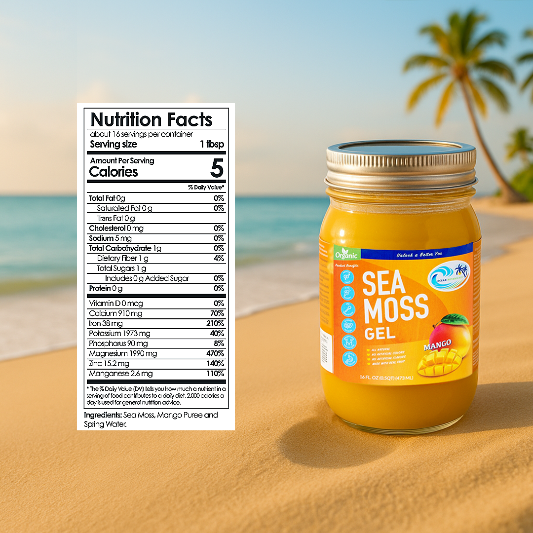 Mango Sea Moss Gel