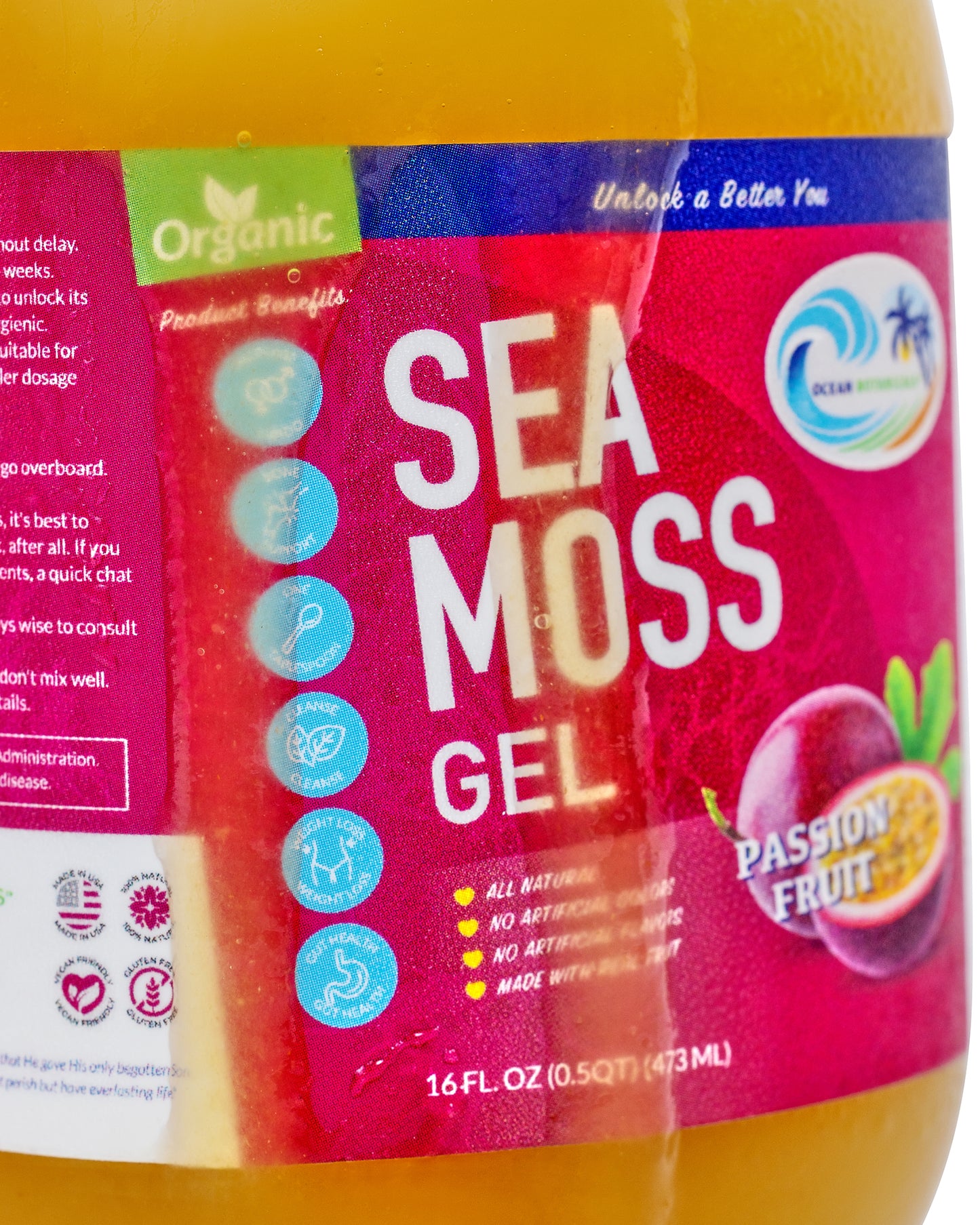 Passion Fruit Moss Gel - Ocean Botanicals