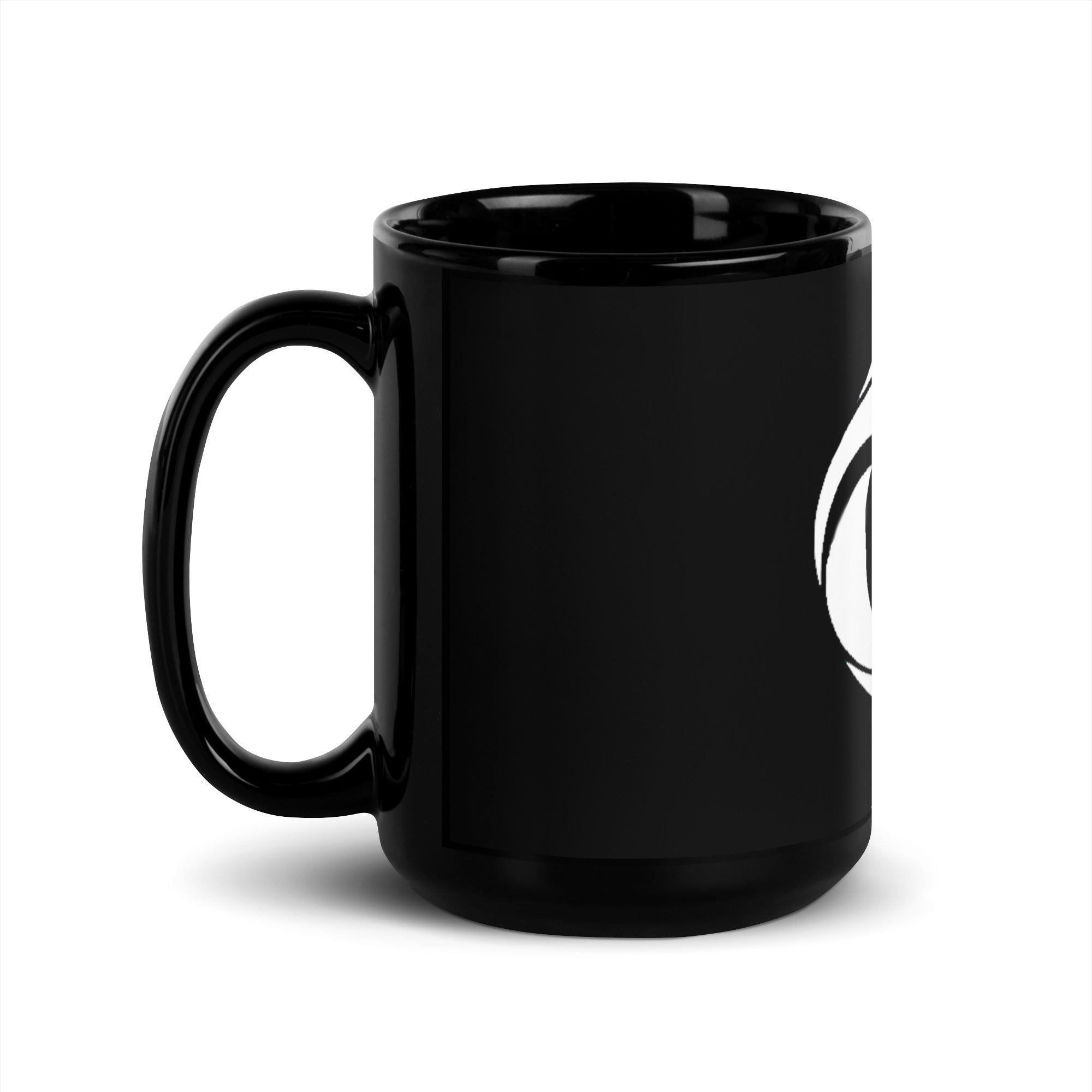 Ocean Black Glossy Mug - Ocean Botanicals