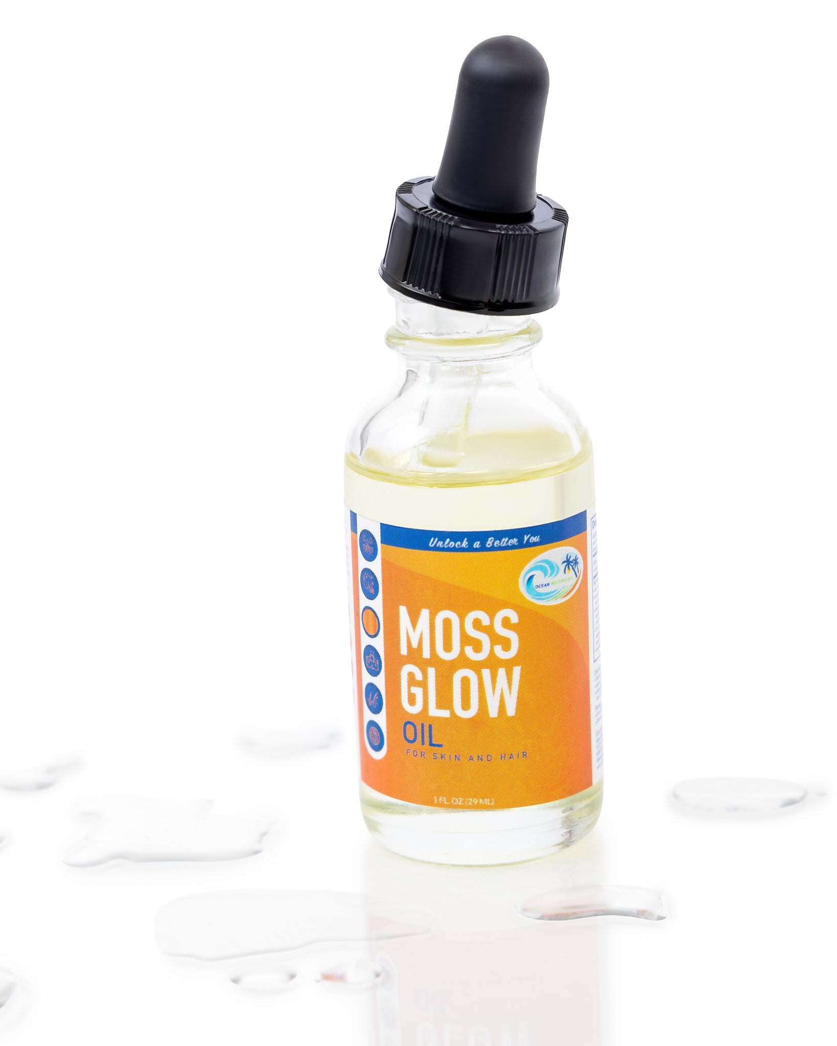 Moss Glow Oil For Hair & Skin for Ocean Botanicals