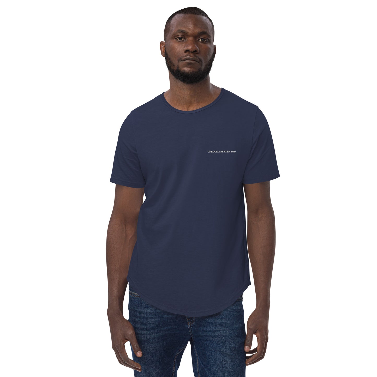 
                  
                    Unlock a better you "Men's Curved Hem T-Shirt" - Ocean Botanicals
                  
                