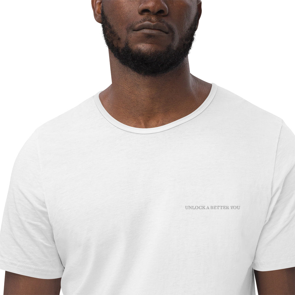 
                  
                    Unlock a better you "Men's Curved Hem T-Shirt" - Ocean Botanicals
                  
                